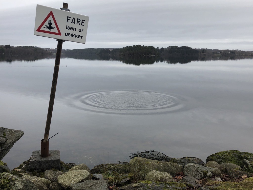 Isen er utrygg i Store Stokkavatn