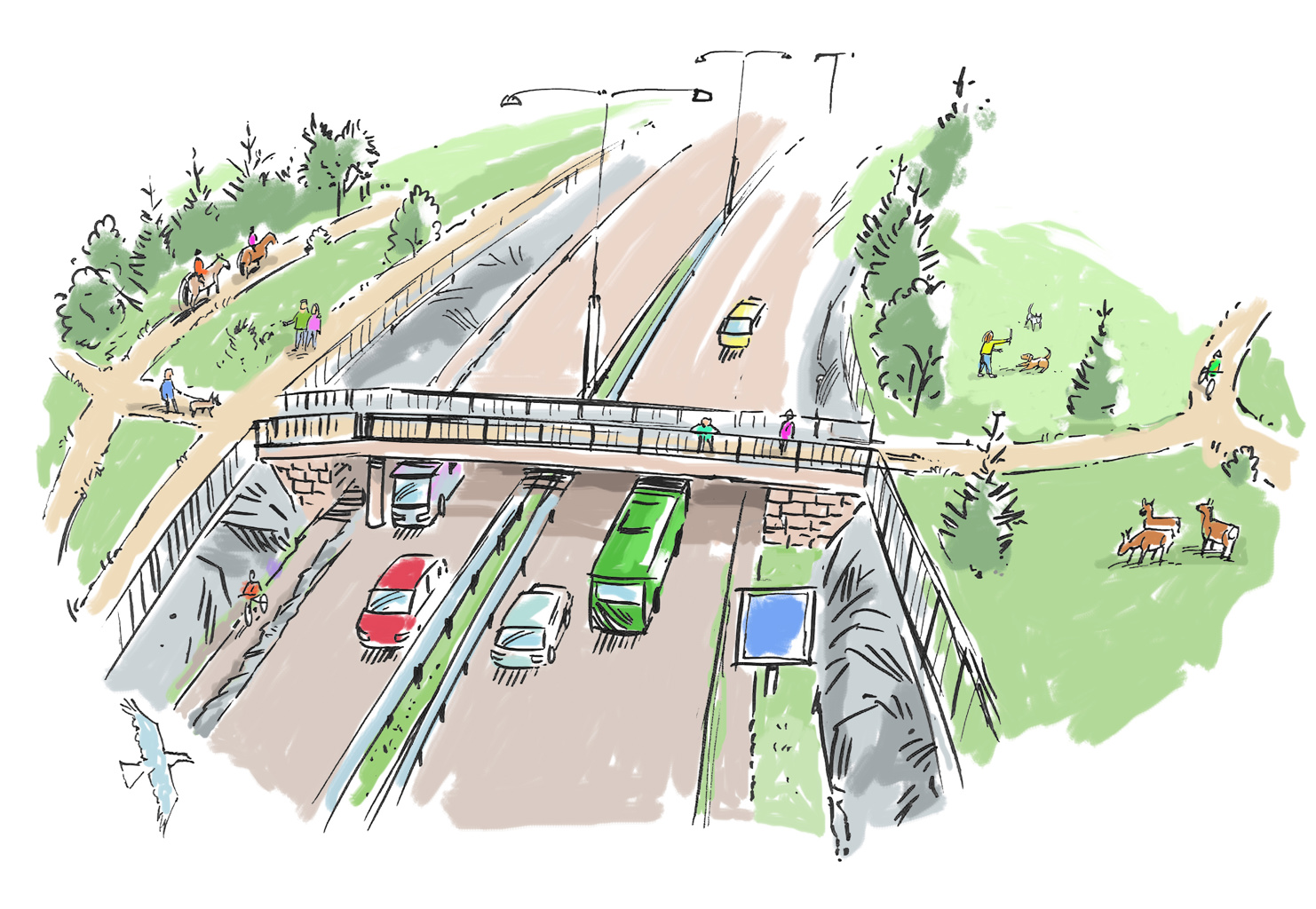 Bro sørmarka hinnamarka