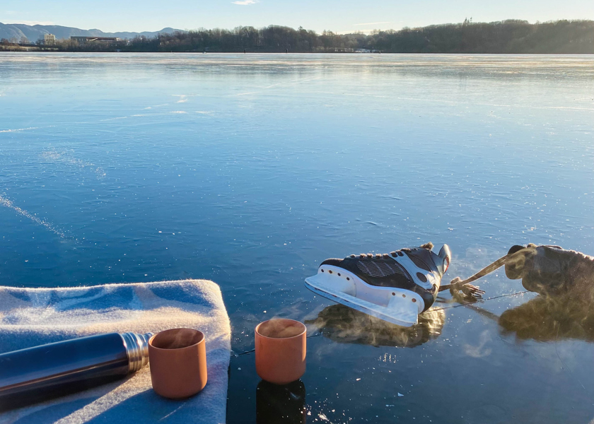 Skøte- og kakaotid på Mosvatnet. Foto: Helene Egeland Skøte- og kakaotid på Mosvatnet. Foto: Helene Egeland