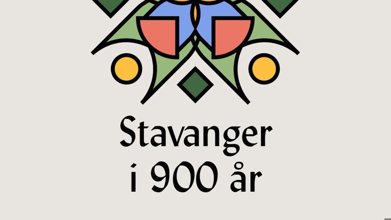 Illustrasjon hvor det står Stavanger 900 år