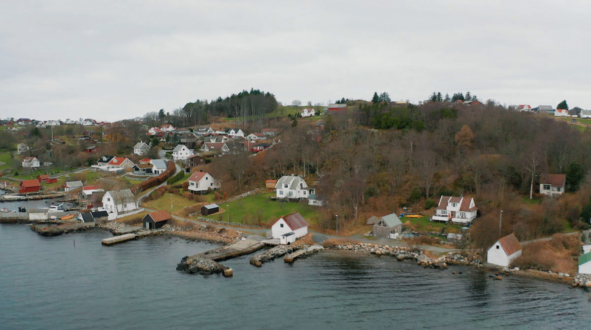 Hus og naust i Rennesøy.