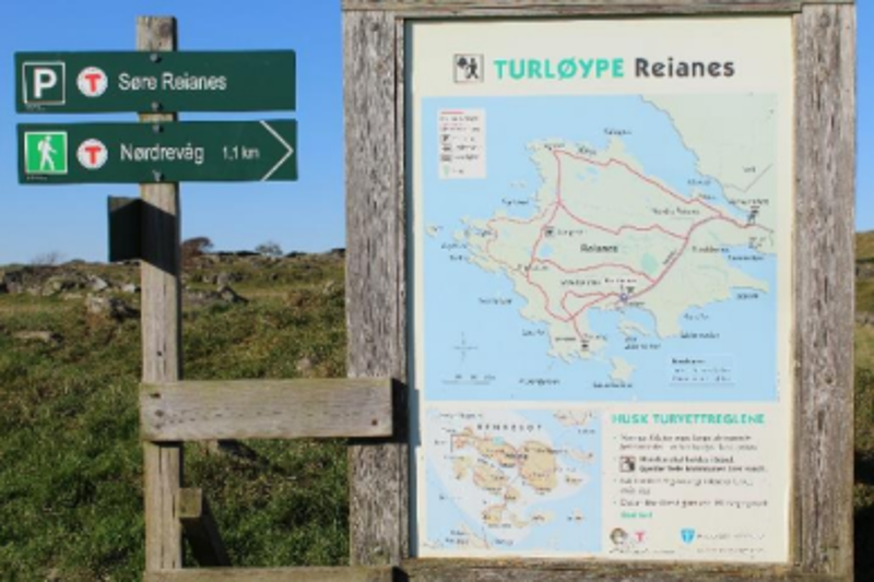 Bilde av turskilt på Reianes