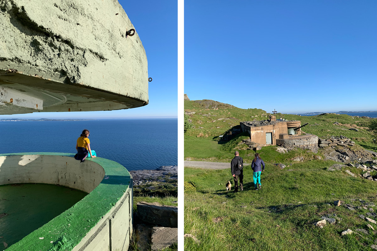 På Fjøløy kan du finne mange spor etter andre verdenskrig. (Foto: Jeanette Osberg)