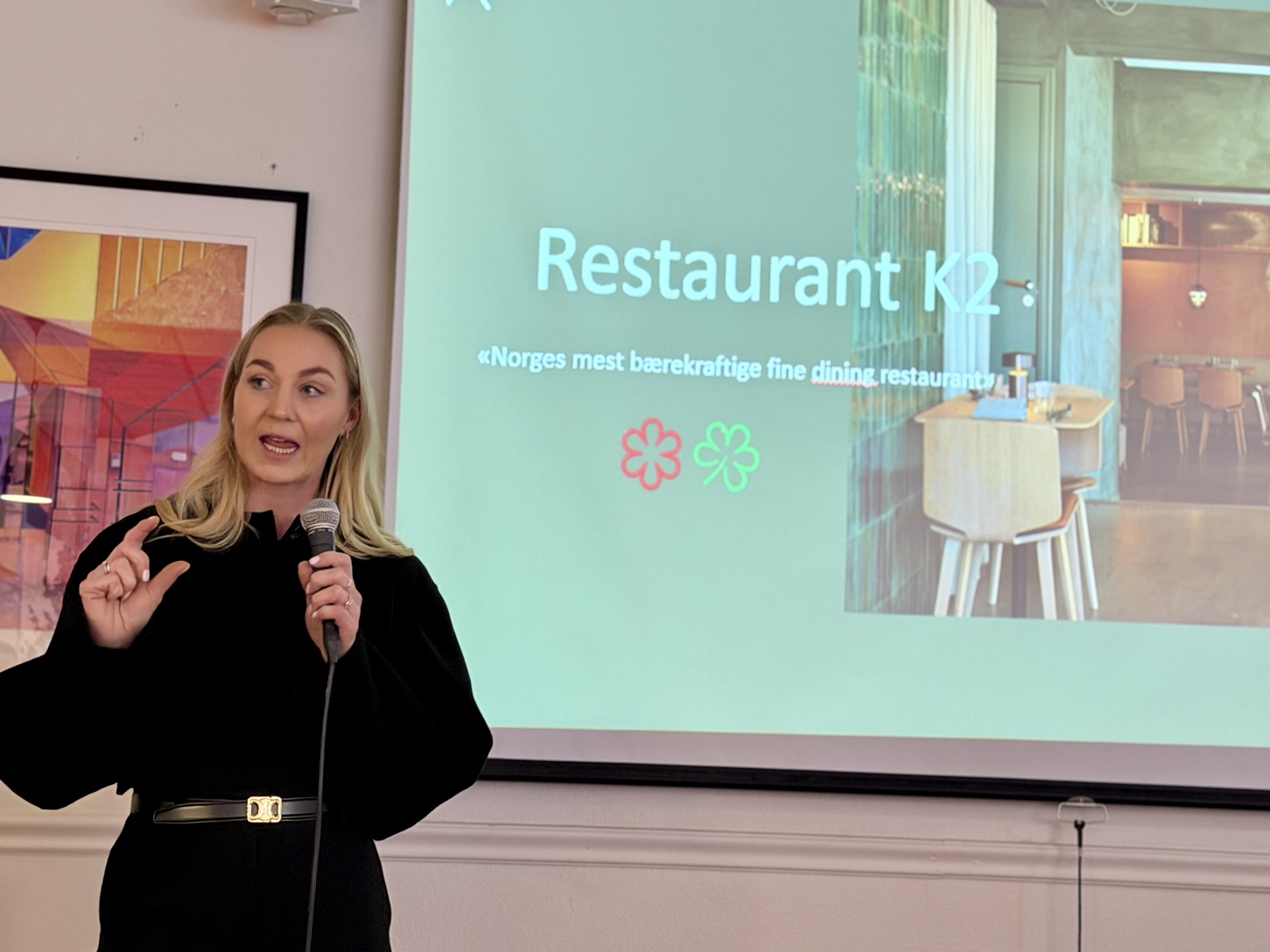 Elisabeth Kress, daglig leder i Restaurant K2