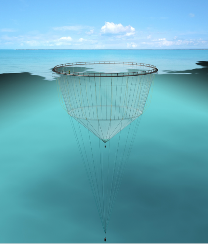 Illustrasjon av en "Spaghettipose" som leveres av Egersund Net.