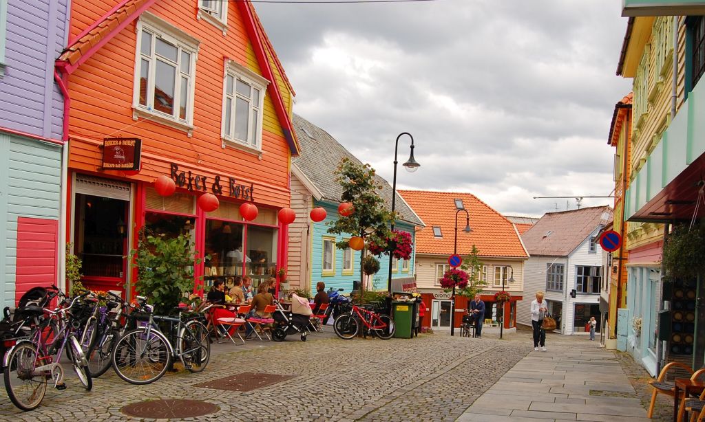 Fargegata i Stavanger