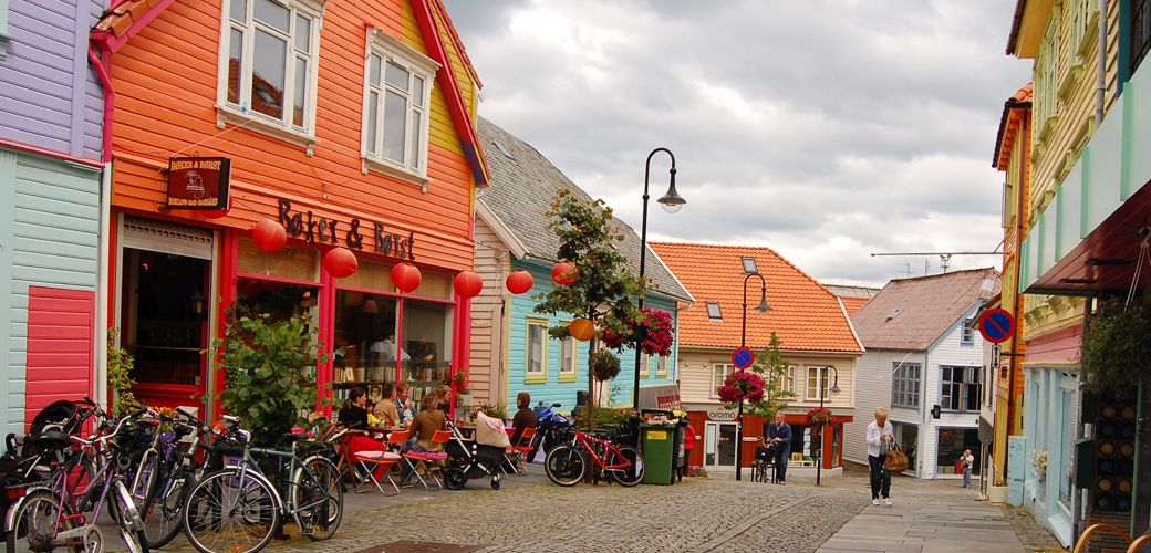Fargegata i Stavanger