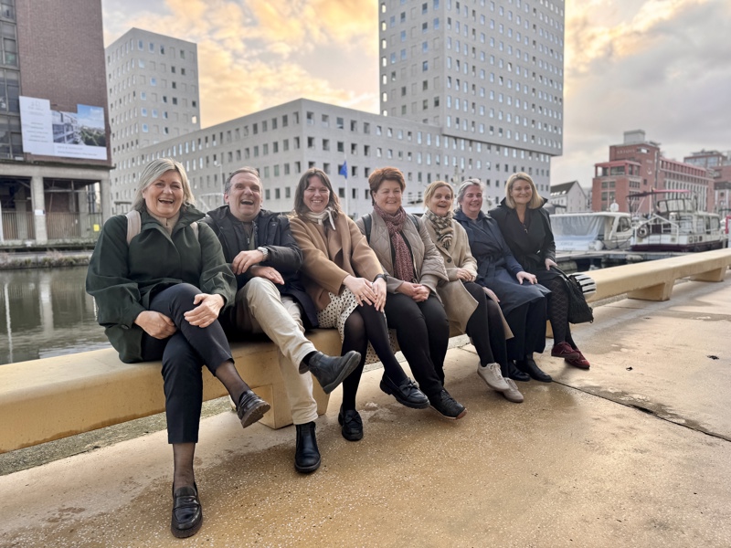 The project Empowered Governance gathers forces across: Anne Woie, head of business SK, Leidulf Skjørestad, director for urban environment and development SK, Anna K. Enerstvedt, ECT project leader SK, Helene Gram, program leader Cities Mission SK, Kristin Ramsland, advisor Innovation and digitalisation SK, Sissel Fuglestad, deputy leader Stavanger Labour Party, and Runa Monstad, director of the Stavanger Region European Office.