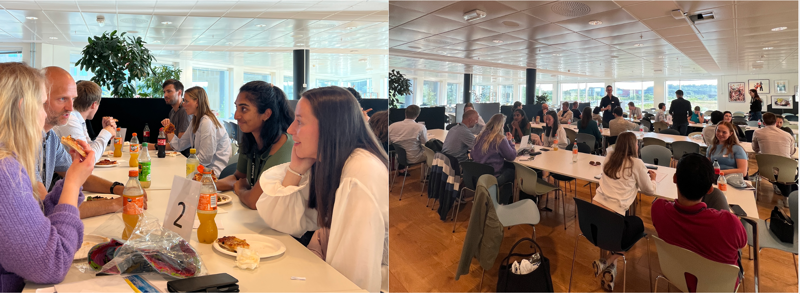 Pizza and quiz at Subsea7
