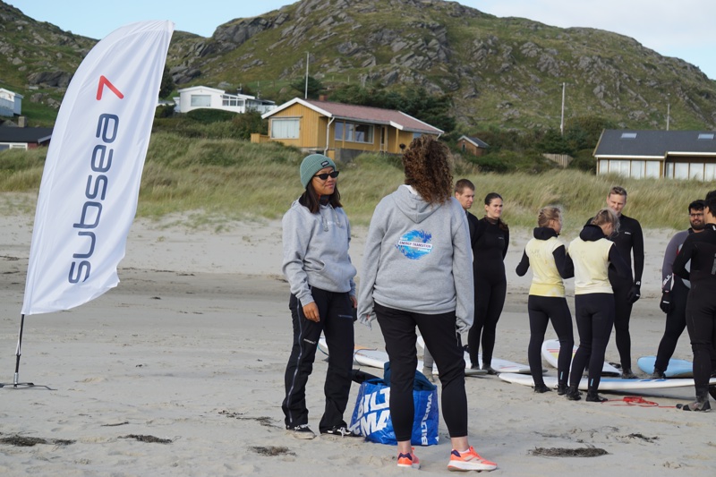 Surfing ved Hellestø