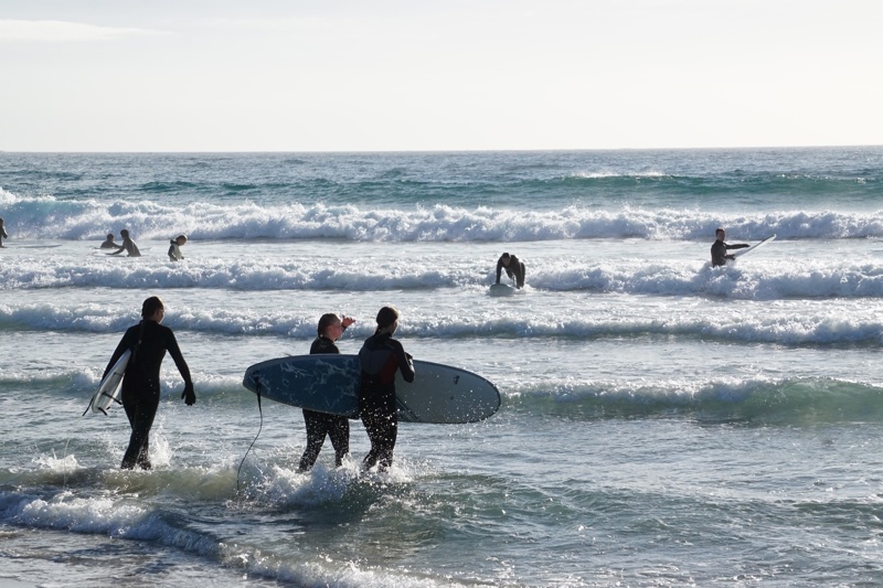 Surfing at Hellestø