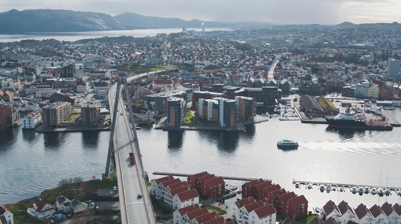 Bybrua i Stavanger Bybrua i Stavanger