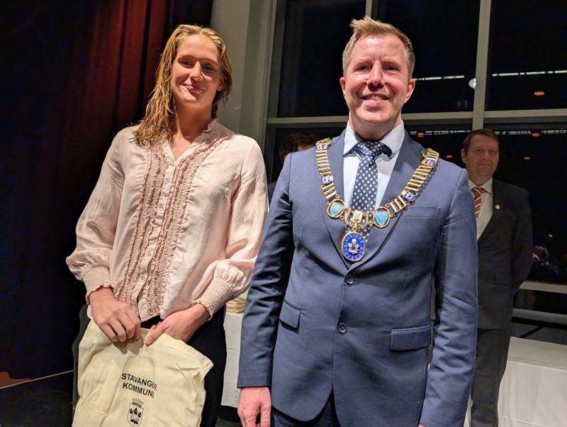 Bea Hovda fra Stavanger svømmeklubb sikret seg 13xNM-gull, seks kortbane og syv langbane i 2025.