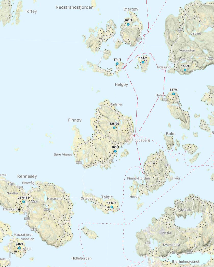 Det blir plassert ut plastpresser på gårder på disse øyene i Stavanger kommune.
