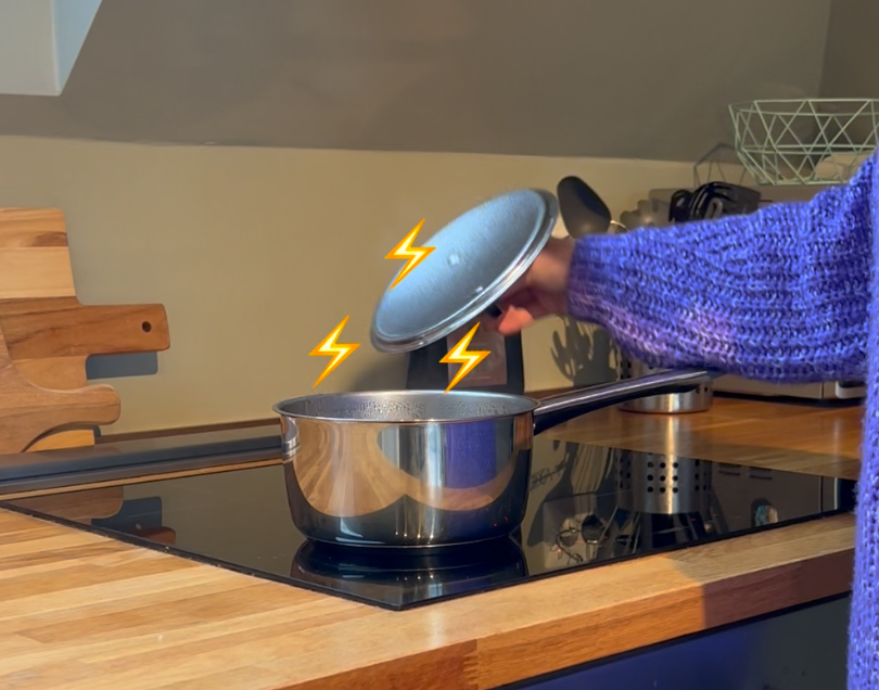 Bruk energien klokt, sett på lokket slik at du ikke bruker masse energi på å varme opp