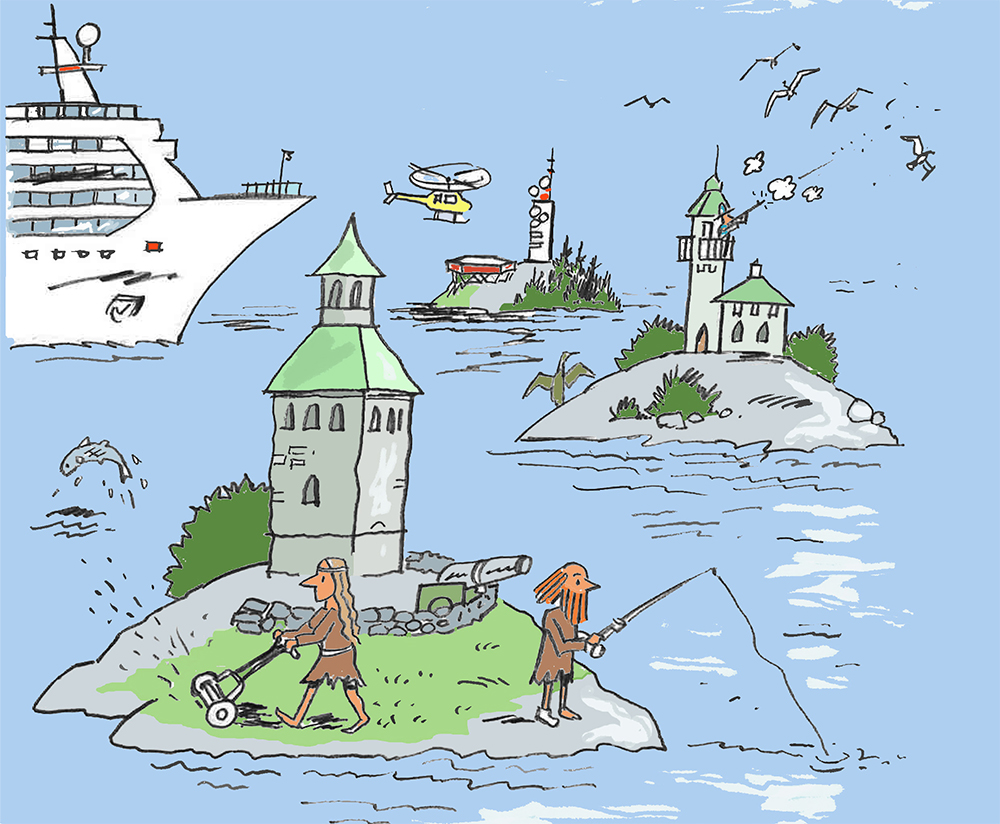 Klimatilpasning: Illustrasjon: Egil Bjørøen