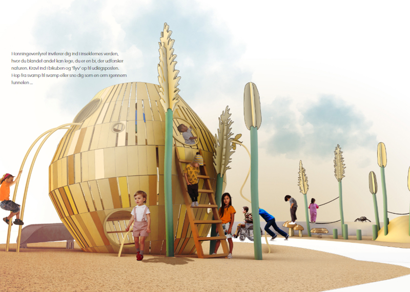 Det danske selskapet Monstrum AS vant designkonkurransen med forslaget «Honningeventyret»