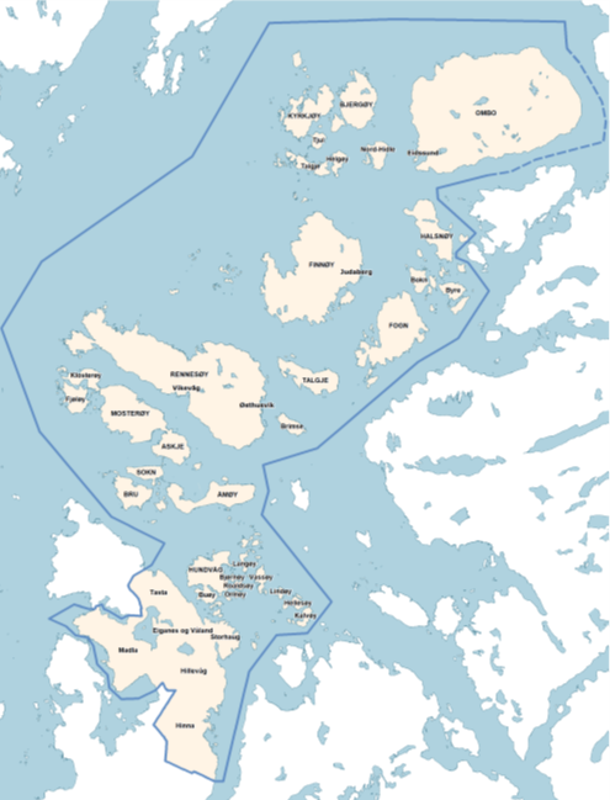 Kommunedeler og øyer i Stavanger kommune