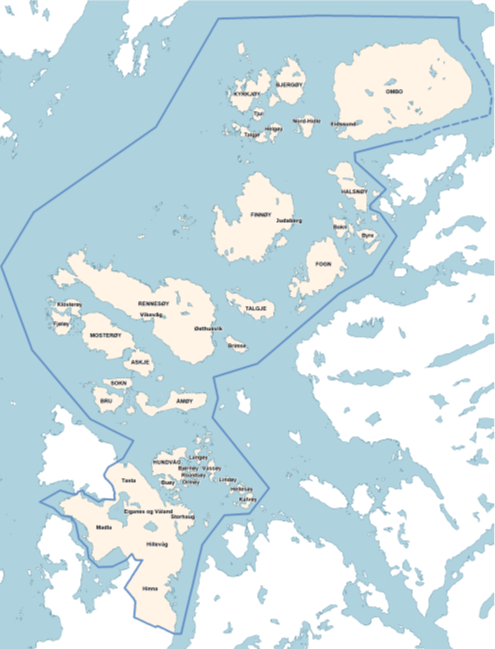 Kommunedeler og øyer i Stavanger kommune