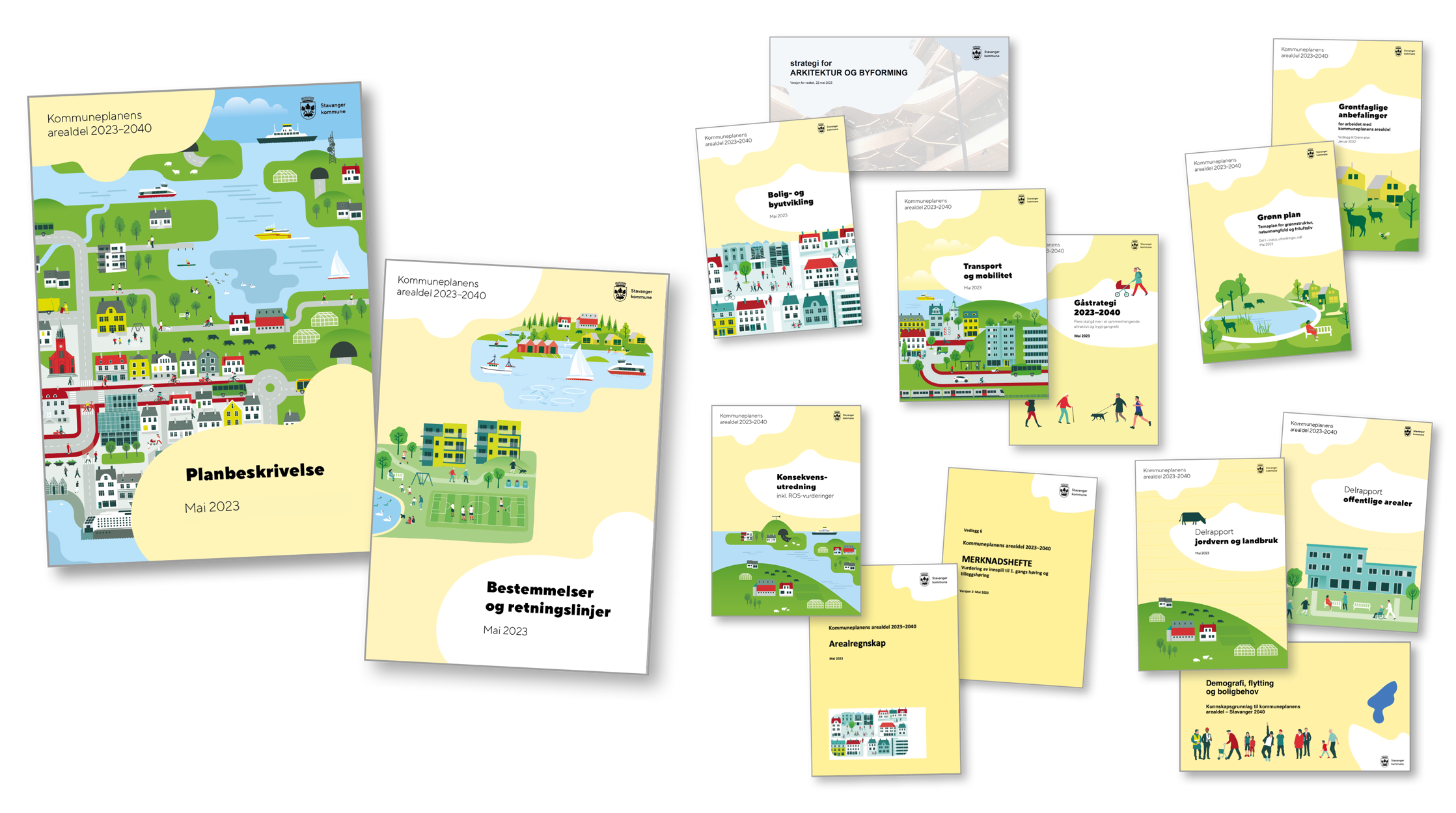 Oversikt over alle plandokumentene