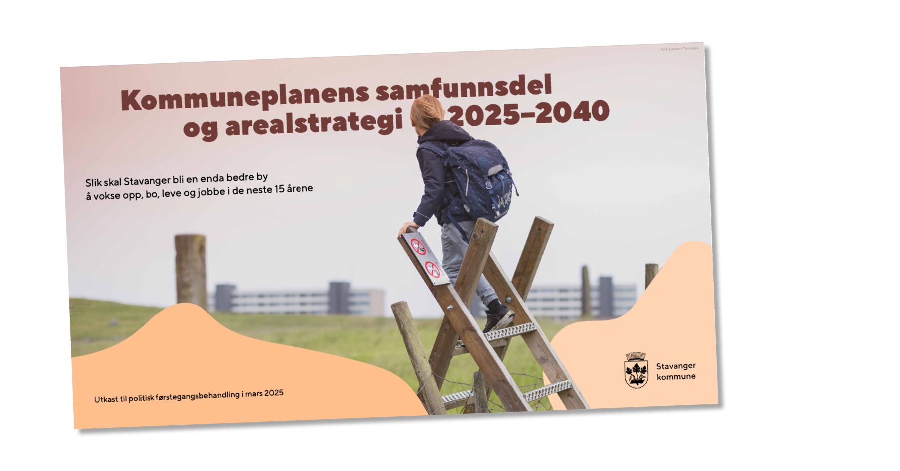 Forsiden til PDF-en av kommuneplanen som er på høring