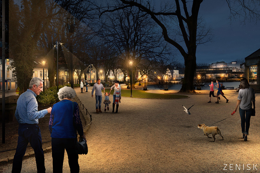 Breiavatnet med bedre belysning Breiavatnet med bedre belysning