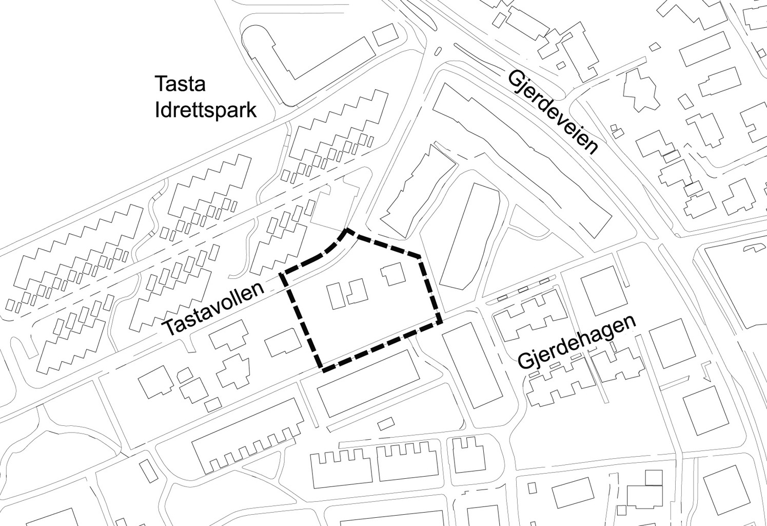 Oversiktskart med plangrense Oversiktskart med plangrense