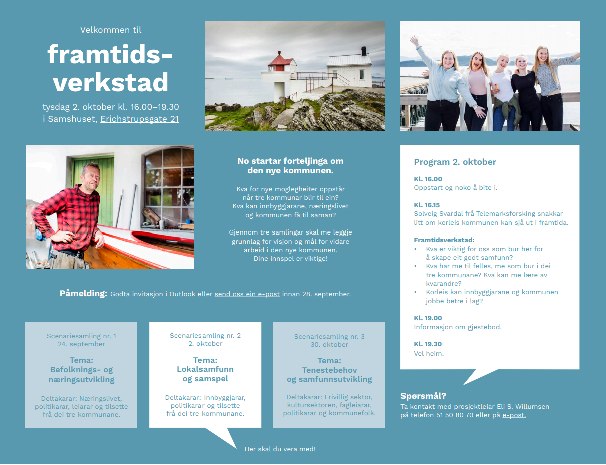 Invitasjon til fremtidsverksted.