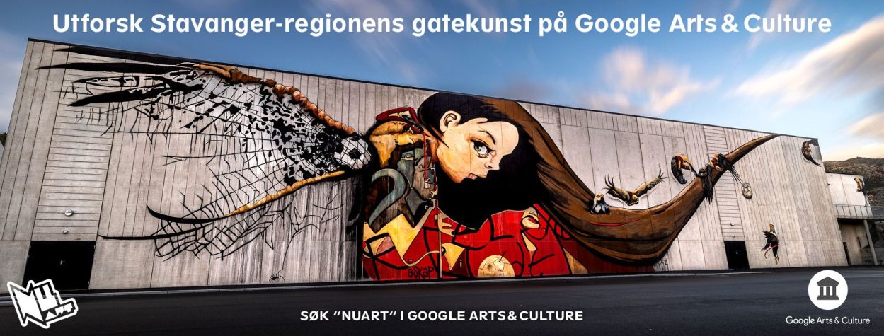 Reklamebilde for Nuart på Google Arts & Culture.