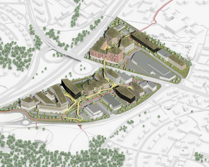 Site 4016 på Åsen skal bli et 100 000 m² stort fellesskap og utviklingssenter for bygg og anleggsbransjen. Men også et område som nabolaget får eierskap til.