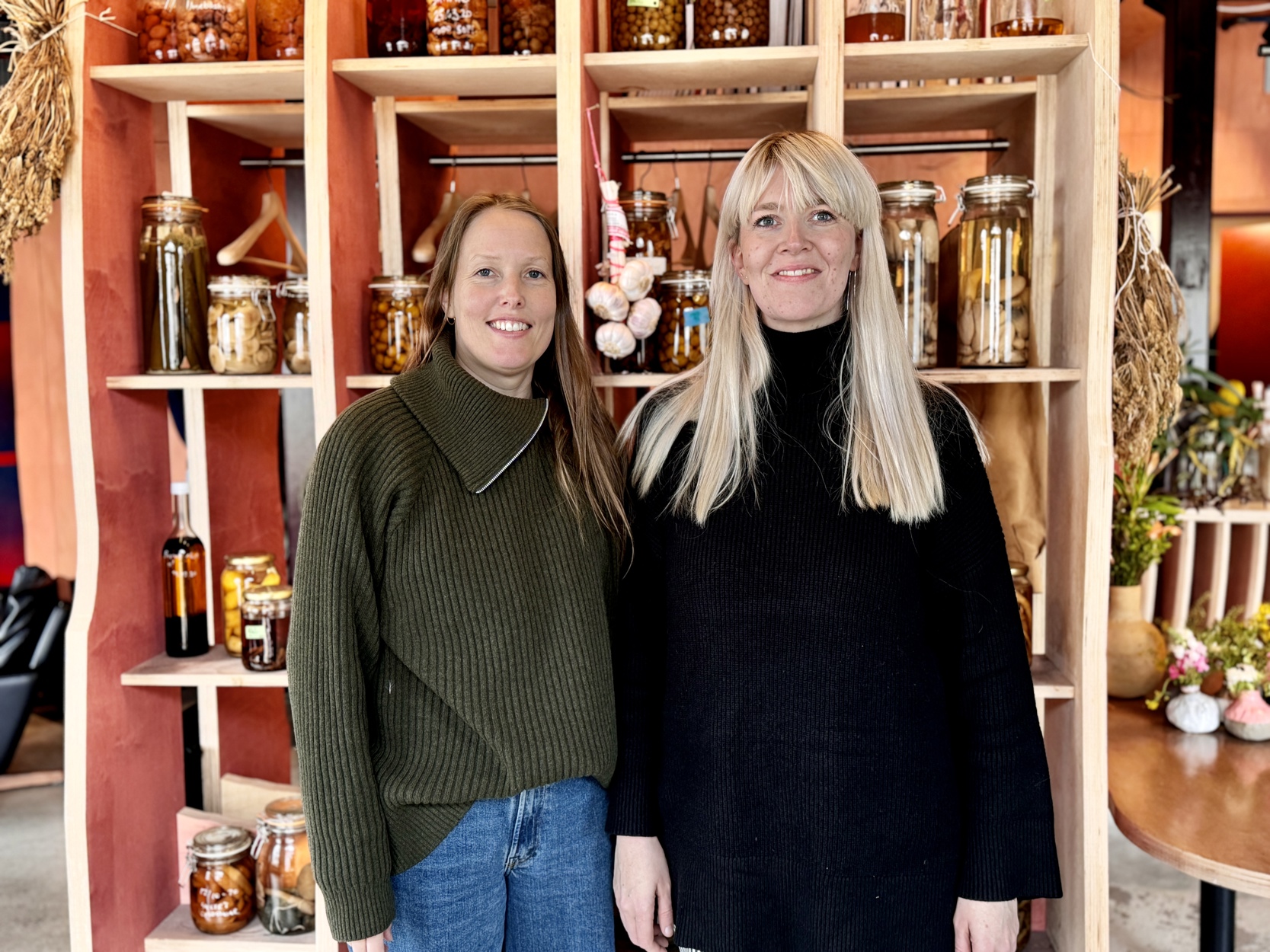 Vil gi en boost: Cecilie Austerå og Marion Jensen i Formverk.