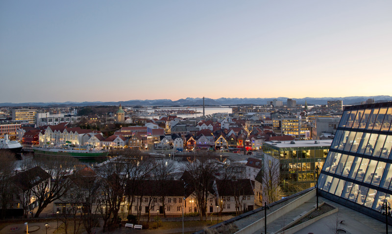 Stavanger sentrum utsikt