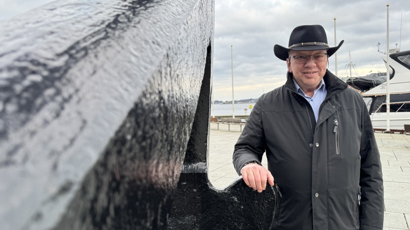 Magne Grønnestad i Vågen i Stavanger