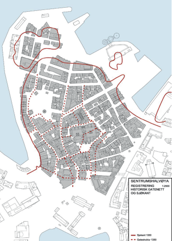 kart over stavanger sentrum