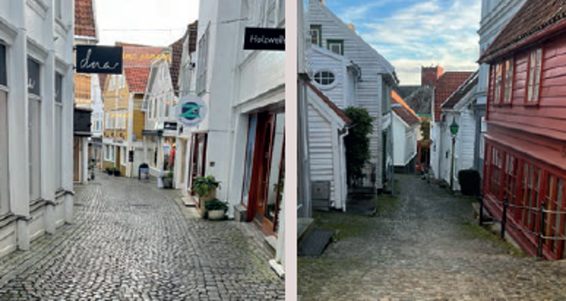 Bilde fra Søregata og Høleberggata