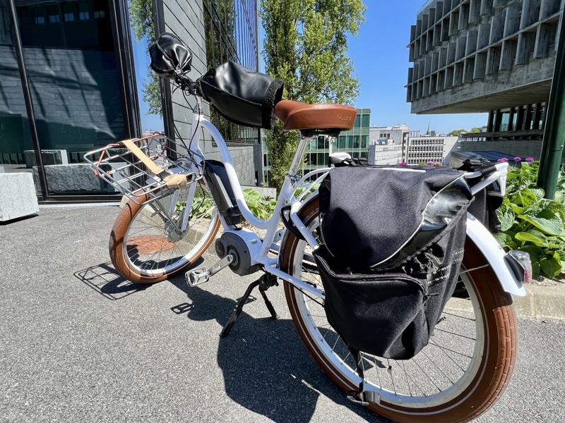 parkert el-sykkel