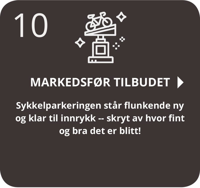 Markedsfør tilbudet